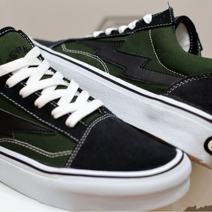 SEPATU REVENGE X STORM BLACK WHITE OLDSKOOL 100% ORIGINAL PREMIUM BNIB