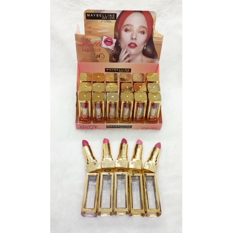 LIPSTICK MYBLINE MATTE 5053[ HARGA PER 𝐁𝐎𝐗 ISI 24 BJ ]