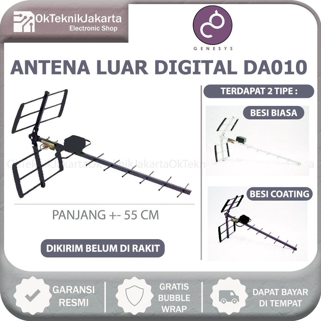 OTJ [ COD ] + [ GRATIS ONGKIR ] Antena TV Outdoor Digital Genesys GS DA010 DVB T2