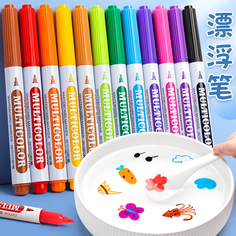 

Spidol Ajaib Air Warna Warni - Spidol Air Apung - Magic Marker White Board