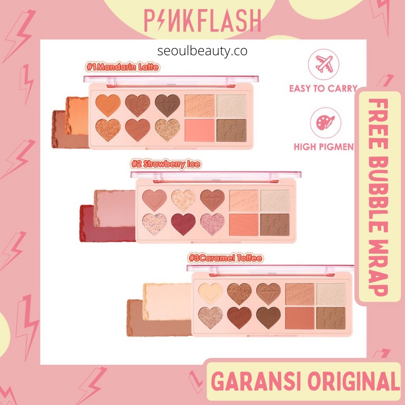 Pinkflash Multiple Face Palette / Zero Waste Eyeshadow Blush Highlighter Contour Set