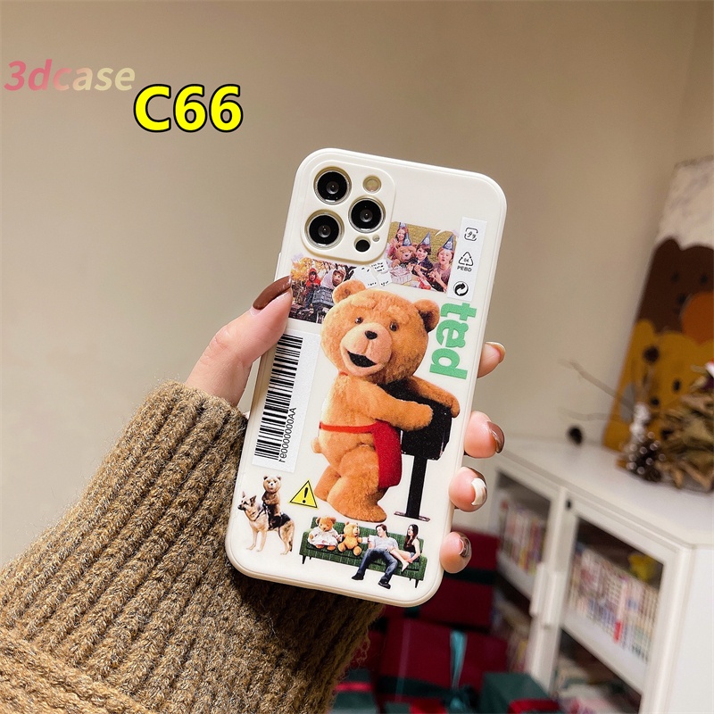 Casing Soft Case  Cheap Teddy Bear Xiaomi Redmi 9 9C NFC 9A 9i 9T 9AT 9 PRO Power 10X POCO C3 M2 PRO Redmi Note 9 8 10 10S 9 PRO MAX 9S Xiaomi Redmi POCO X3 NFC X3 PRO M3 A16 A7 A5S A15 Y12 Y20 Phone Case