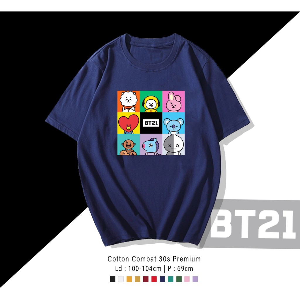 KAOS BT21 T-SHIRT/TEE/COUPLE