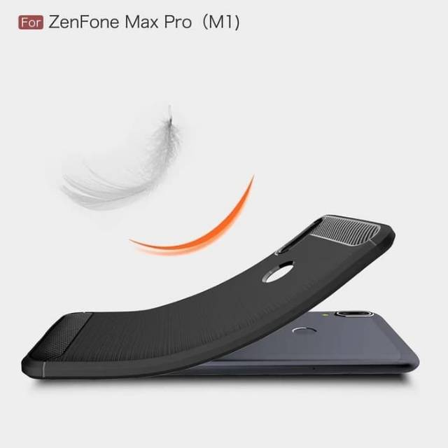 SOFTCASE ZENFONE MAX PRO M1 - SLIM FIT CARBON ASUS ZENFONE MAX PRO M1 ASUS ZB601KL ZB602KL