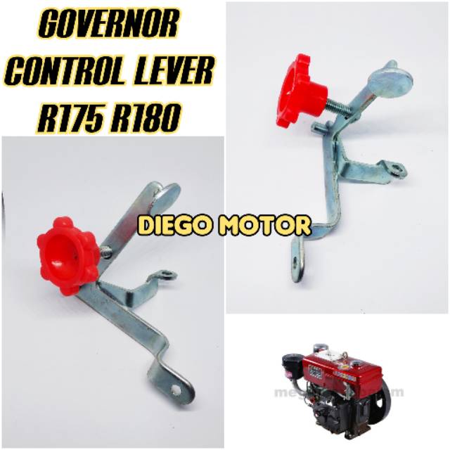 Governor control lever gagang gas komplit mesin diesel Dongfeng R175 R180