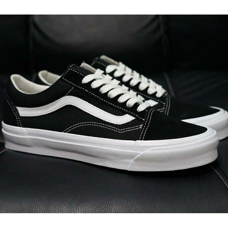 (FREE SENDAL SLOP VANS) 100% PREMIUM SEPATU VANS OLDSKOOL GRADE ORIGINAL BISA BAYAR DITEMPAT [COD]