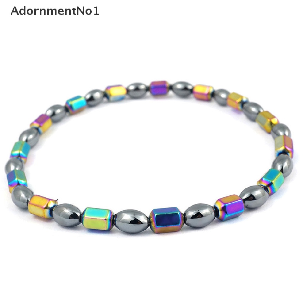 (AdornmentNo1) Gelang Kaki Batu Hematite Magnetik Untuk Terapi / Pantai