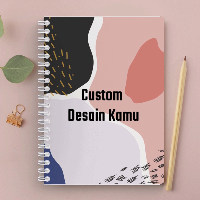 Notebook Buku Tulis Binder Catatan Bookpaper Journal Jurnal Diary Diari Sekolah Kuliah A5 Ring Spira