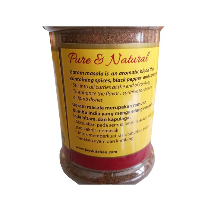 JAY'S GARAM MASALAH 70 GR SPICE BLEND - RAMUAN BUMBU INDIA HALAL BPOM