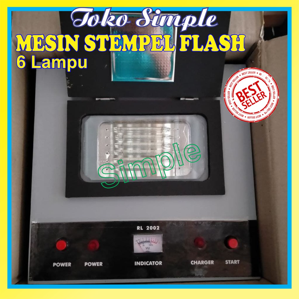 

MESIN STEMPEL FLASH STEMPEL WARNA 6 LAMPU