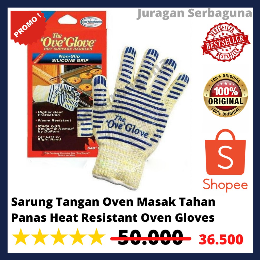 Sarung Tangan Oven Masak Tahan Panas Heat Resistant Oven Gloves