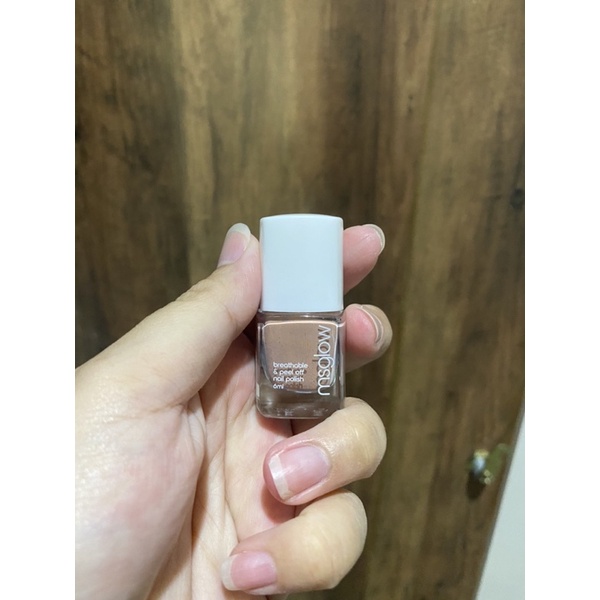 Jual Ms Glow Nail Polish Peel Of Halal Preloved Shopee Indonesia