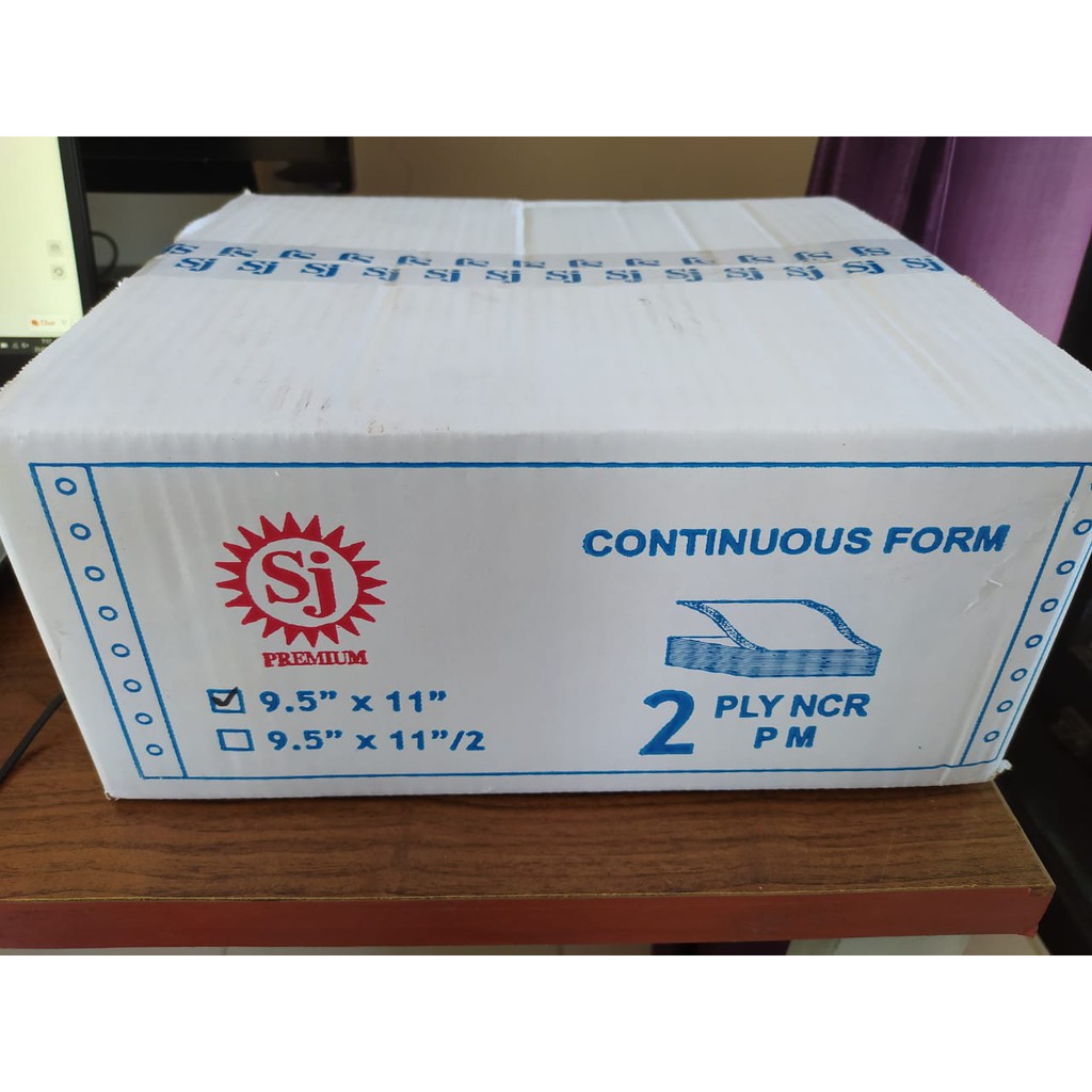 

continuous form 9,5 x 11 / A4 2 ply / 2 rangkap instant