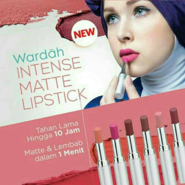 [BPOM]Wardah intense matte lipstick/lipstik wardah matte/ lip wardah matte