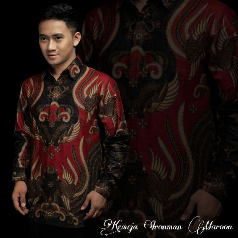 NEW ARRIVAL DISTRO BATIK PRIA BORDIR SOGAN HRB026 BATIKAF NOTOARTO BATIK IPNU-IPPNU HEM PRIA Bel-IRON MEN MARON