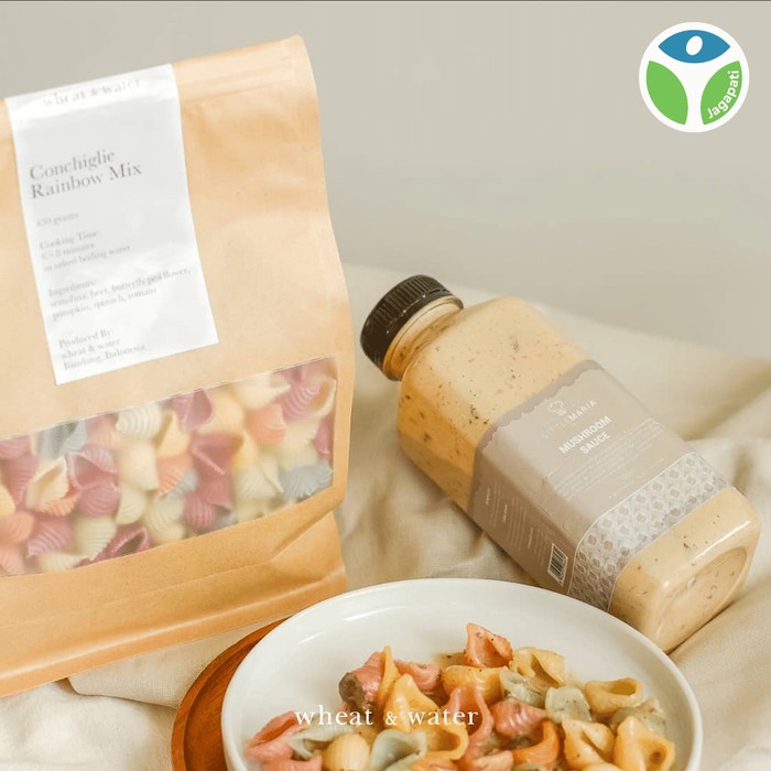 

PASTA-ANEKA- WHEAT & WATER - CONCHIGLIE RAINBOW MIX PER 450GR - PASTA INSTANT -ANEKA-PASTA.
