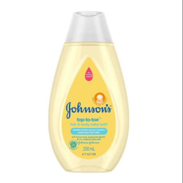 JOHNSON'S Top To Toe Wash (sabun) - 100ml / 200ml