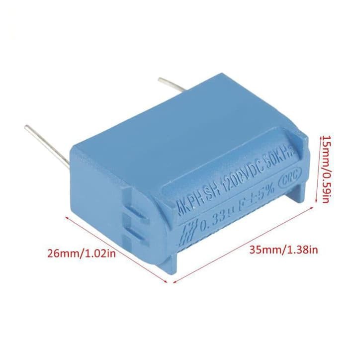 kapasitor mkp mkph 0.33UF 600V 1200VDC 50khz capacitor kompor induksi
