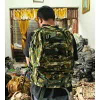 Termurah di Shopee Tas Punggung Lebanon Loreng LINUD KOSTRAD Ransel Loreng TNI Army LINUD Kostrad