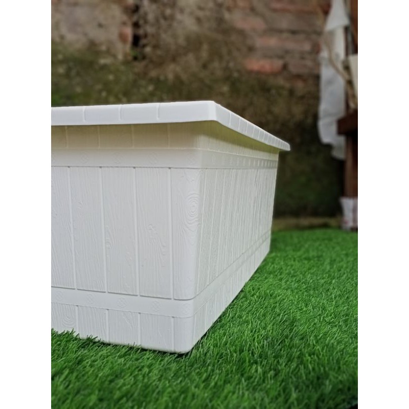 POT BUNGA TANAMAN PANJANG KAYU 60