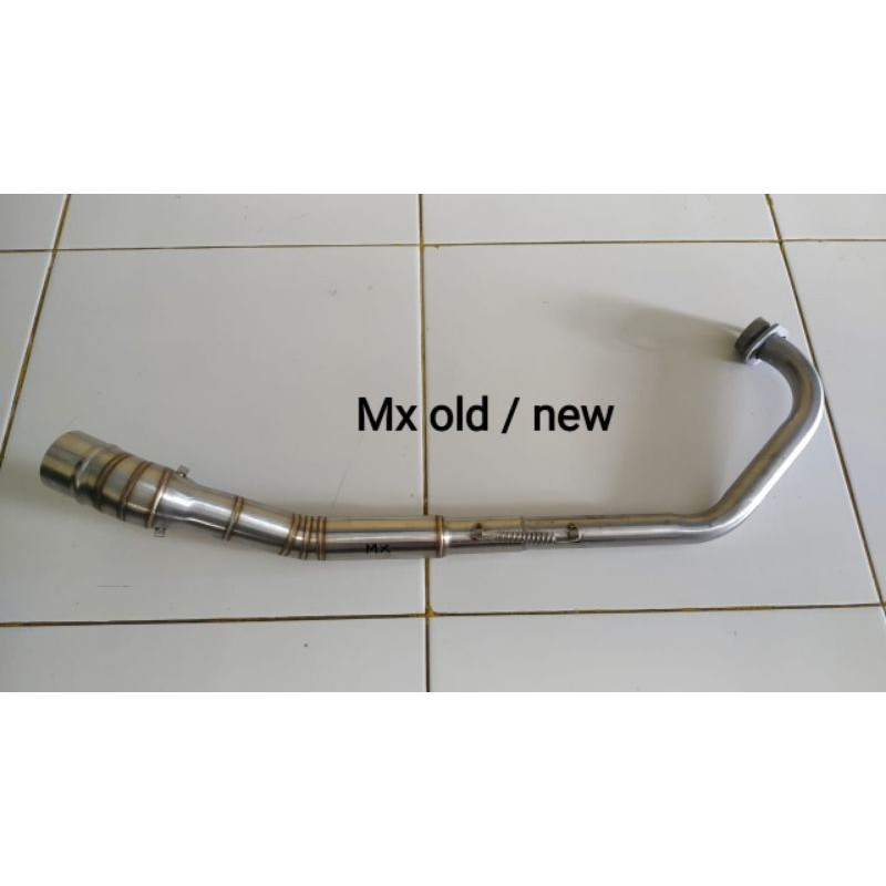 leher/pipa knalpot motor MX old