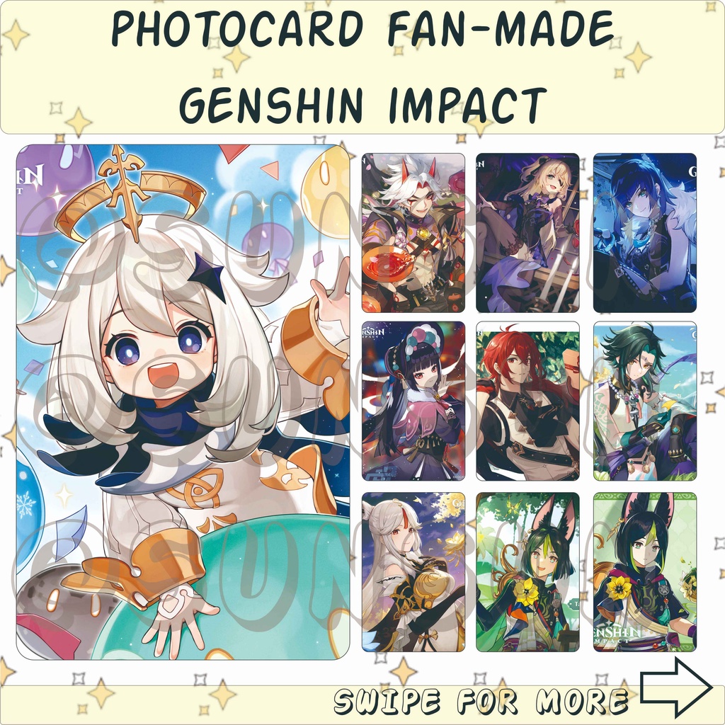 photo card genshin impact
