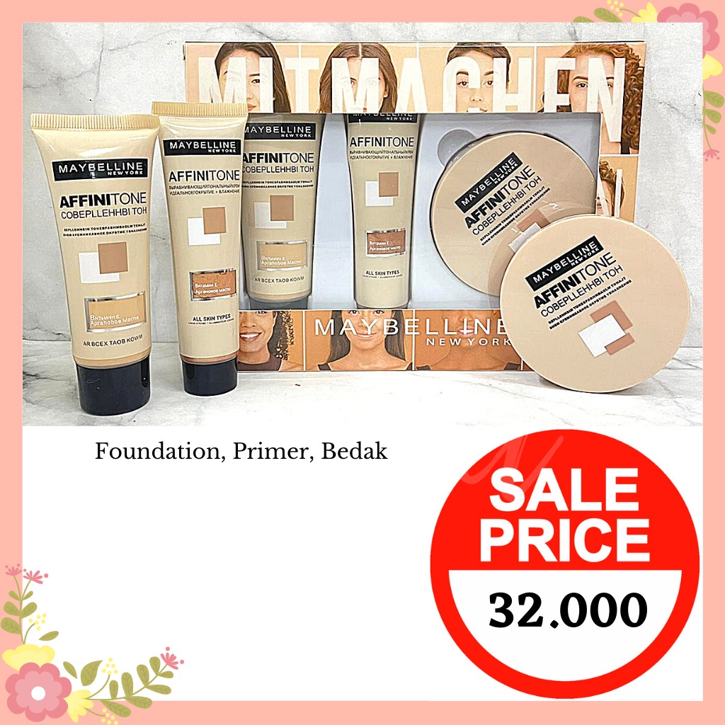 BIG SALE PAKET MAKE-UP MAYBELIN ISI 3 !!!