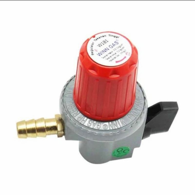 REGULATOR WINN GAS W 181 NM UNTUK KOMPOR GAS TEKANAN TINGGI HIGH PRESSURE SNI ORI ORIGINAL ASLI