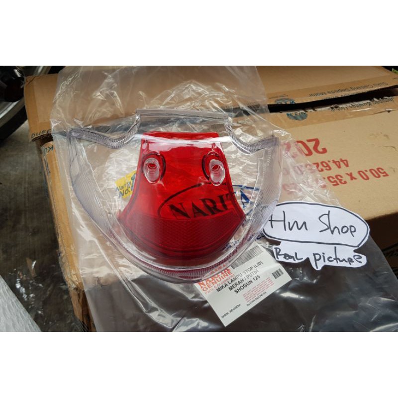 mika stop shogun 125 lama kaca lampu belakang shogun 125 lama