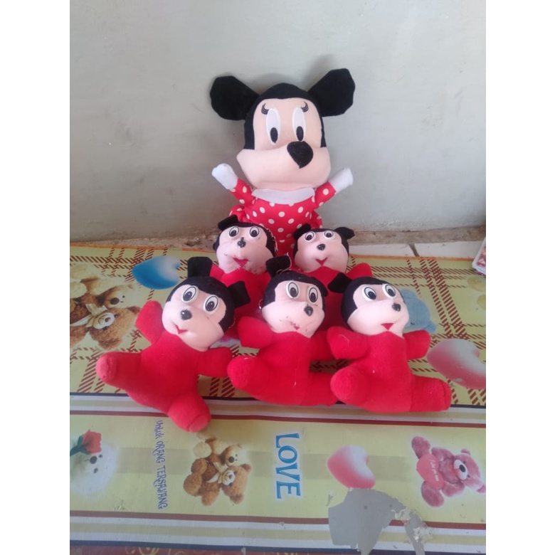 Boneka Mickey Minnie mouse beranak