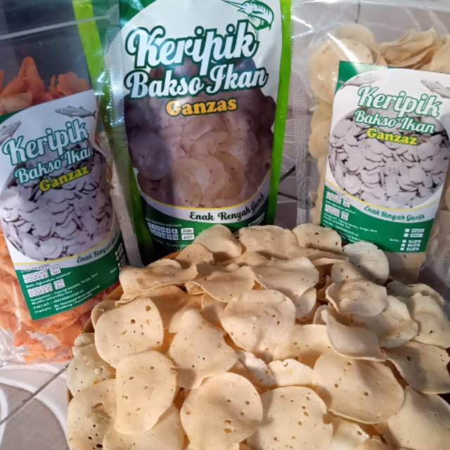 

Keripik bakso ikan GANZA
