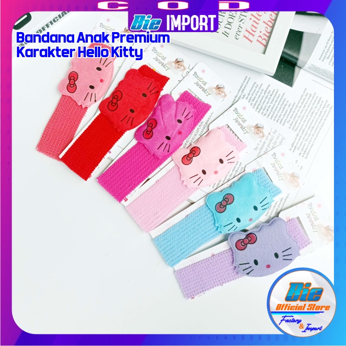 Bandana Anak Boneka Pita Bulu Impor Best Seller