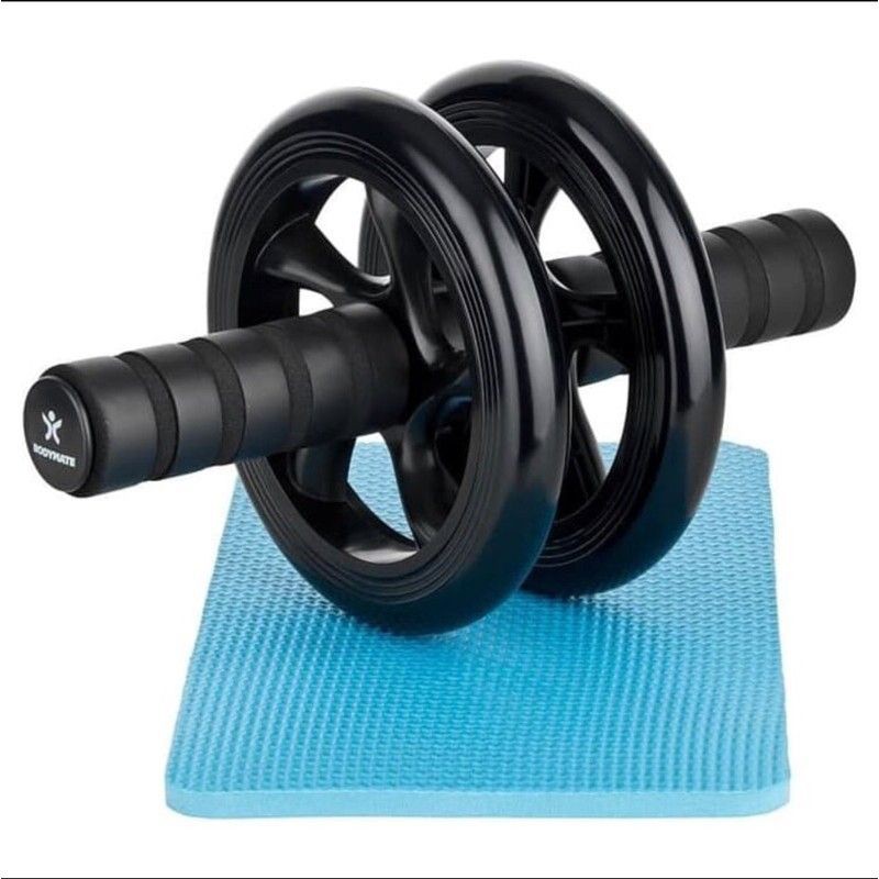 WHEEL AB / DOUBLE WHEEL LX009-4 15cm / ALAT FITNESS GYM LATIHAN PERUT