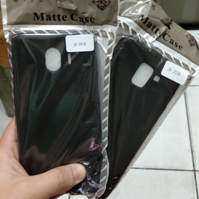 Cases softcase slim matte black matte full hitam all tipe type lengkap