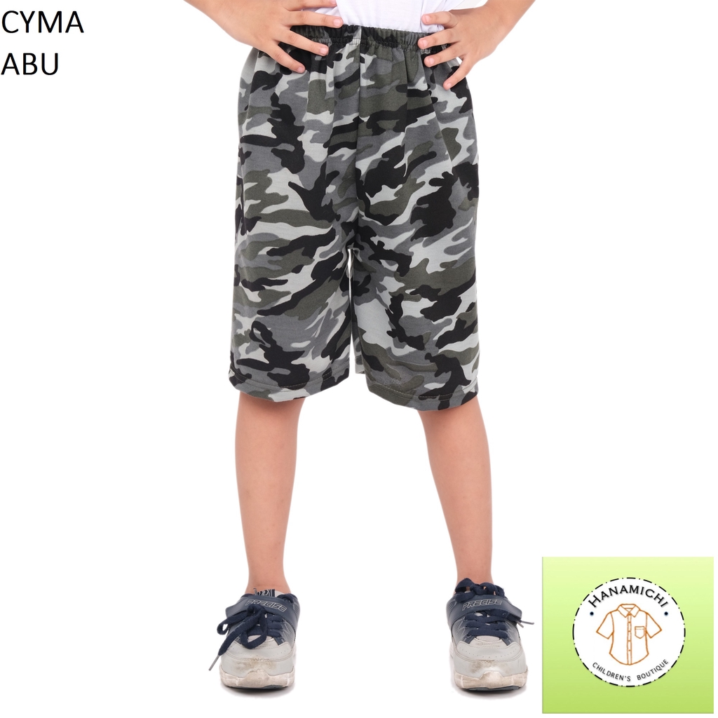 Hanamichi CYMA Celana Pendek Anak Motif Camo