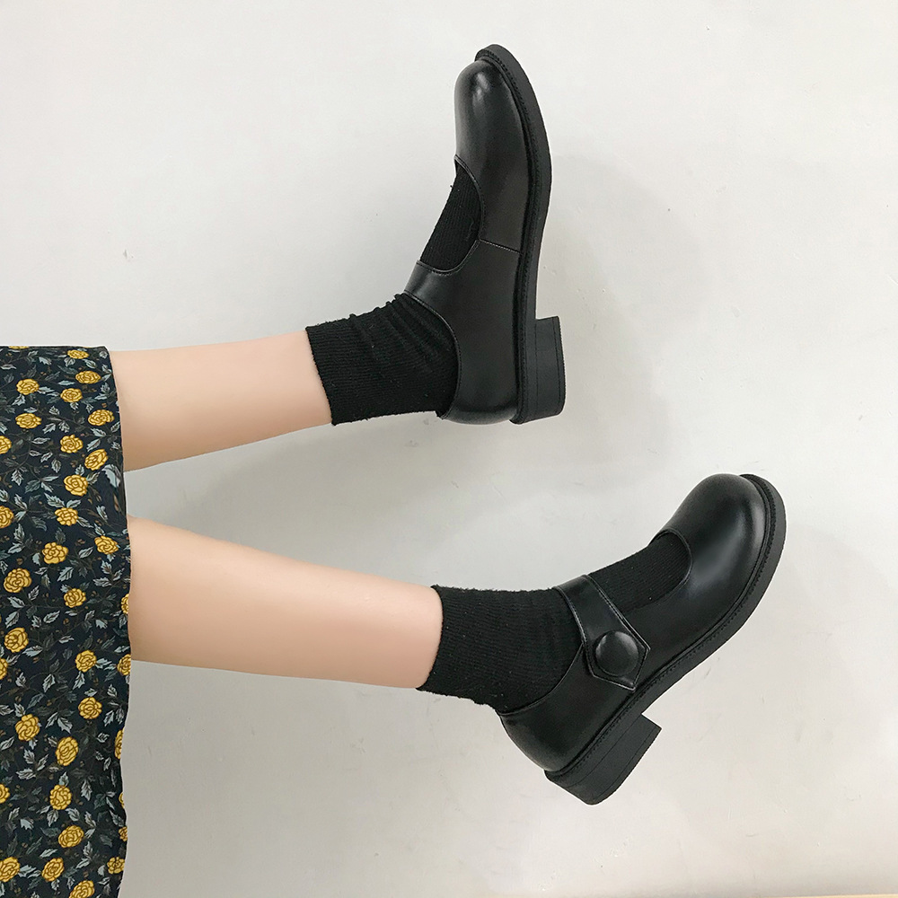 Sepatu Boots  Cewek Jk Uniform Women's New Lolita Shoes in Spring HOT