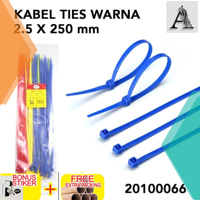 

Promo Kabel Tis / Cable Tie / Kabel Ties 250mm / Pengikat kabel