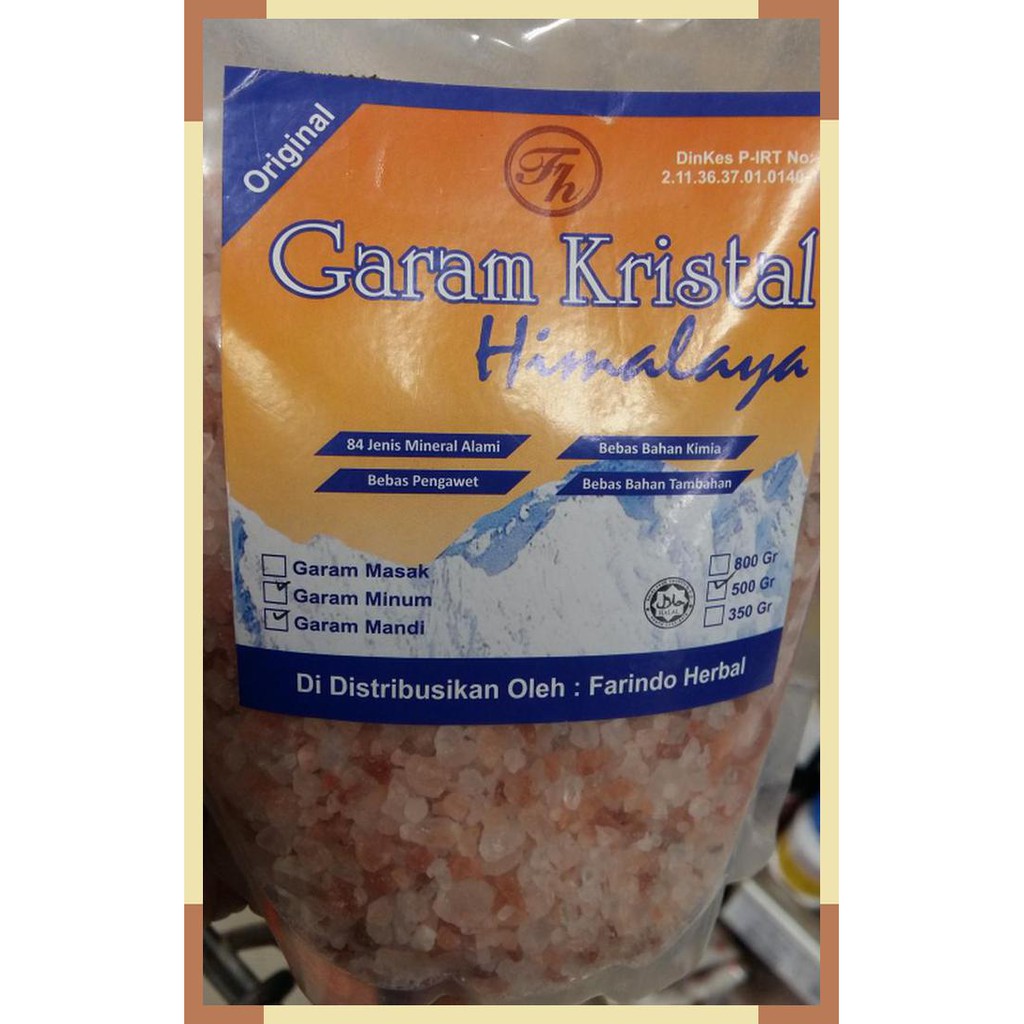 

Garam kristal himalaya | 500 gram