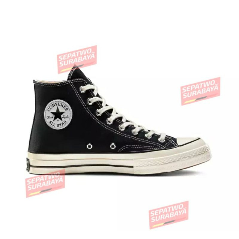 Converse Chuck 70 - Hi - Black/Black/Egret - 162050C - CON162050C