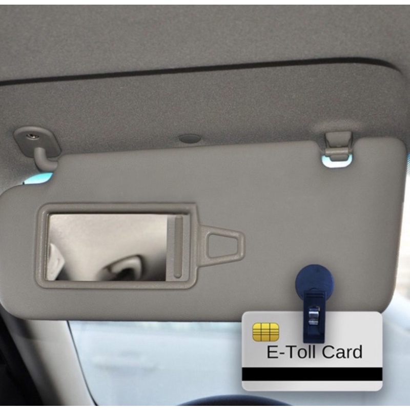 Tempat Jepit Kartu Mobil Card Holder Mobil Jepit Etoll Karcis Serbaguna