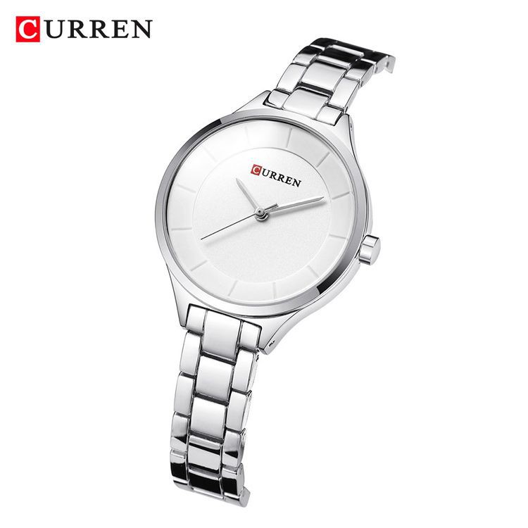 CURREN 9015 Jam Tangan Wanita Analog Stainless Steel WATCHKITE WKOS