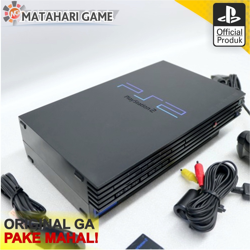 PS2 170Game Paket Lengkap - Sony Playstation Fat HDD160GB +Free 2Stik +170 Game