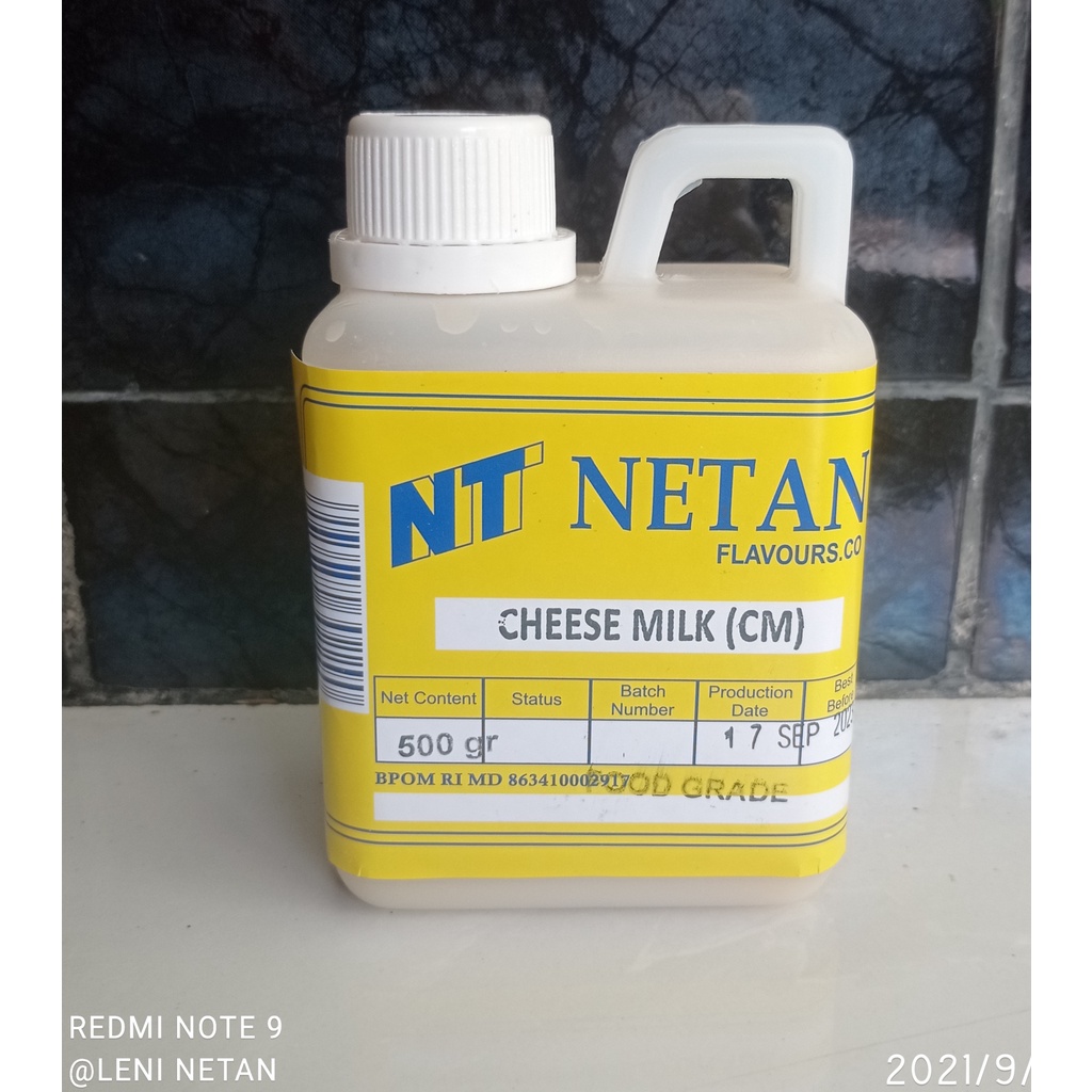 

NETAN CHEESE MILK 500 GRAM NETAN VANILI CHEESEMILK CM PANILI/FANELI MARTABAK