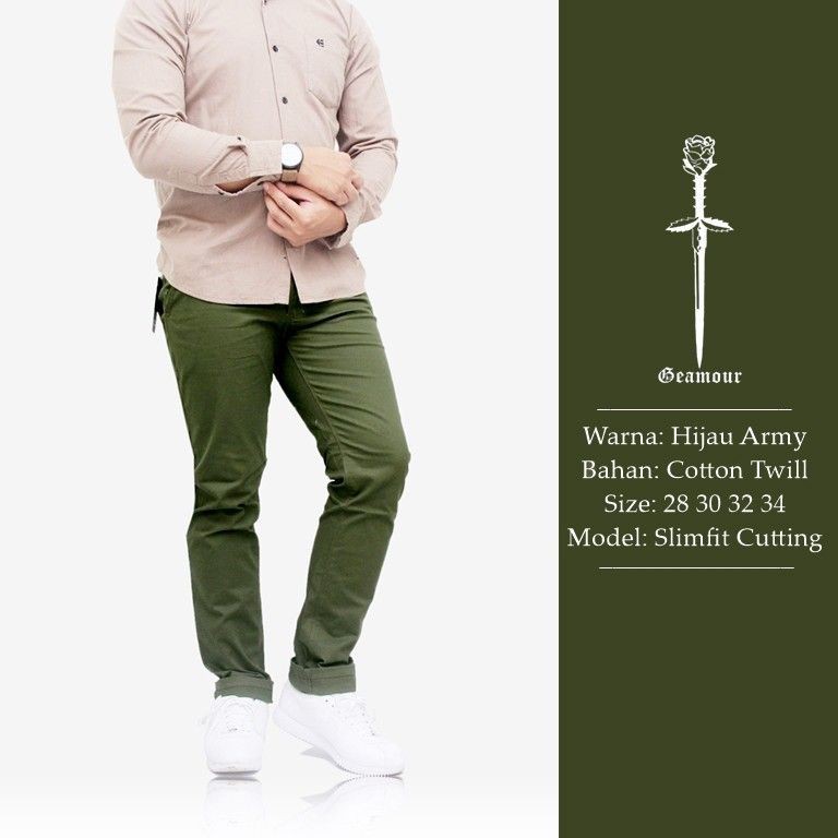 Celana Chino Pants Panjang Pria/Celana Chino Slim-Fit/Chino Cotton Twill/Celana Chinos Pria/COD