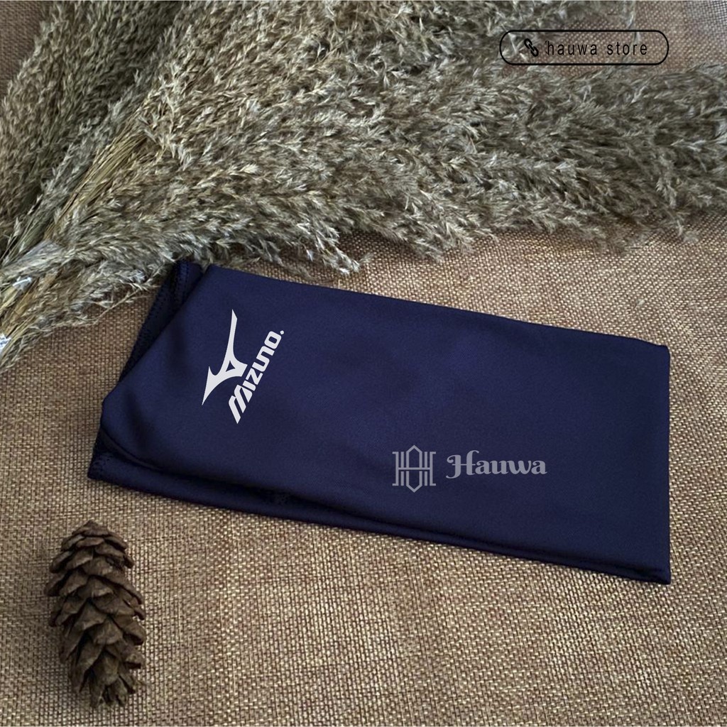 Hijab sport kerudung olahraga jilbab sporty mizuno-Navi
