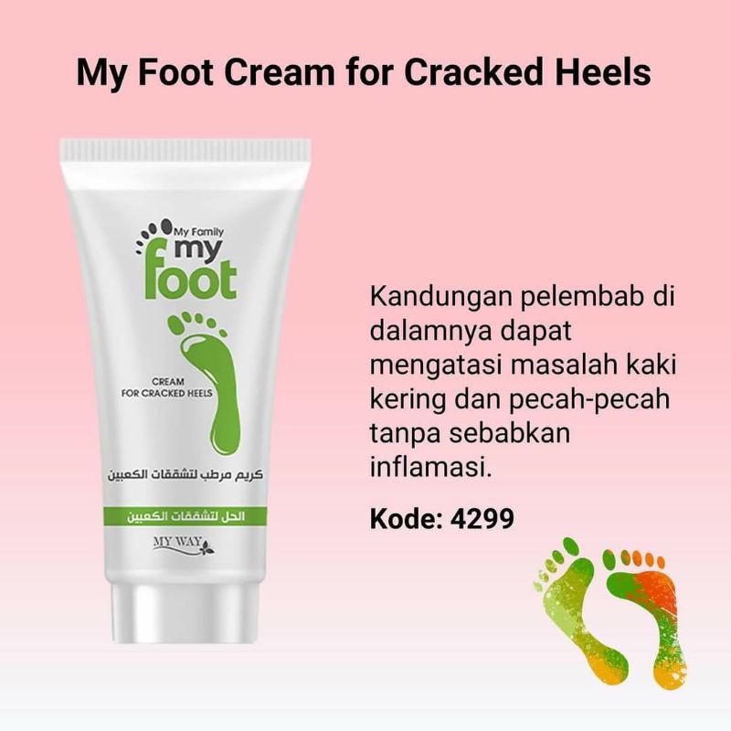 My Foot Cream My Way untuk tumit pecah-pecah