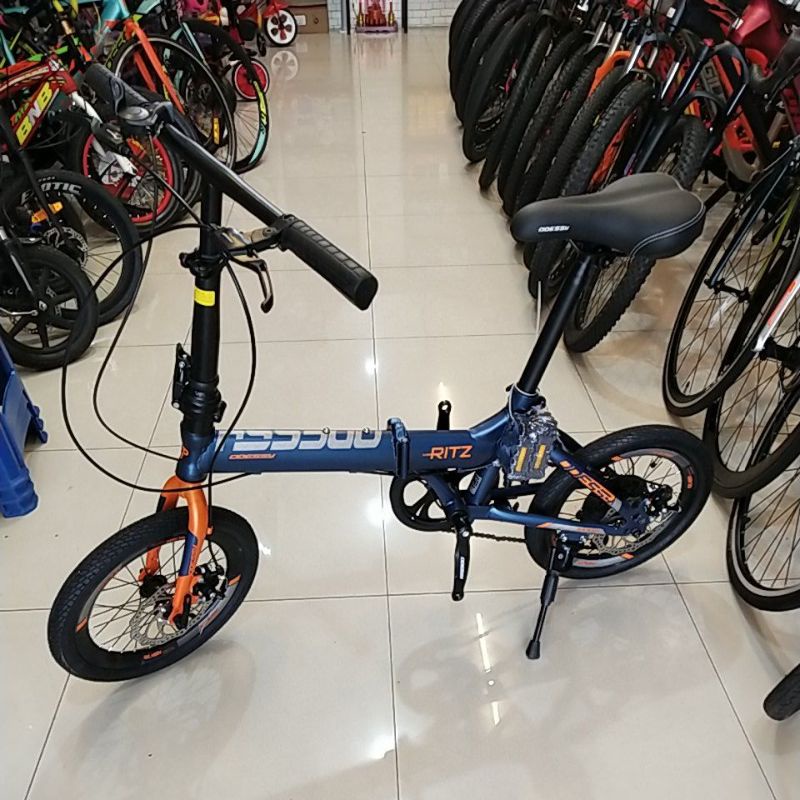 Sepeda lipat  Odessy ritz 16 inci 7 speed