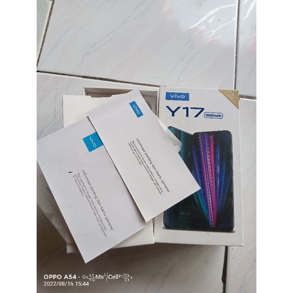 kardus hp vivo y17 original ram 4/128