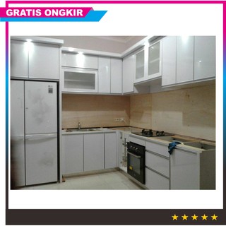 Dijual Kitchen Set Ukuran Khusus Hpl Lemari Hpl Partisi Hpl Rak Tv