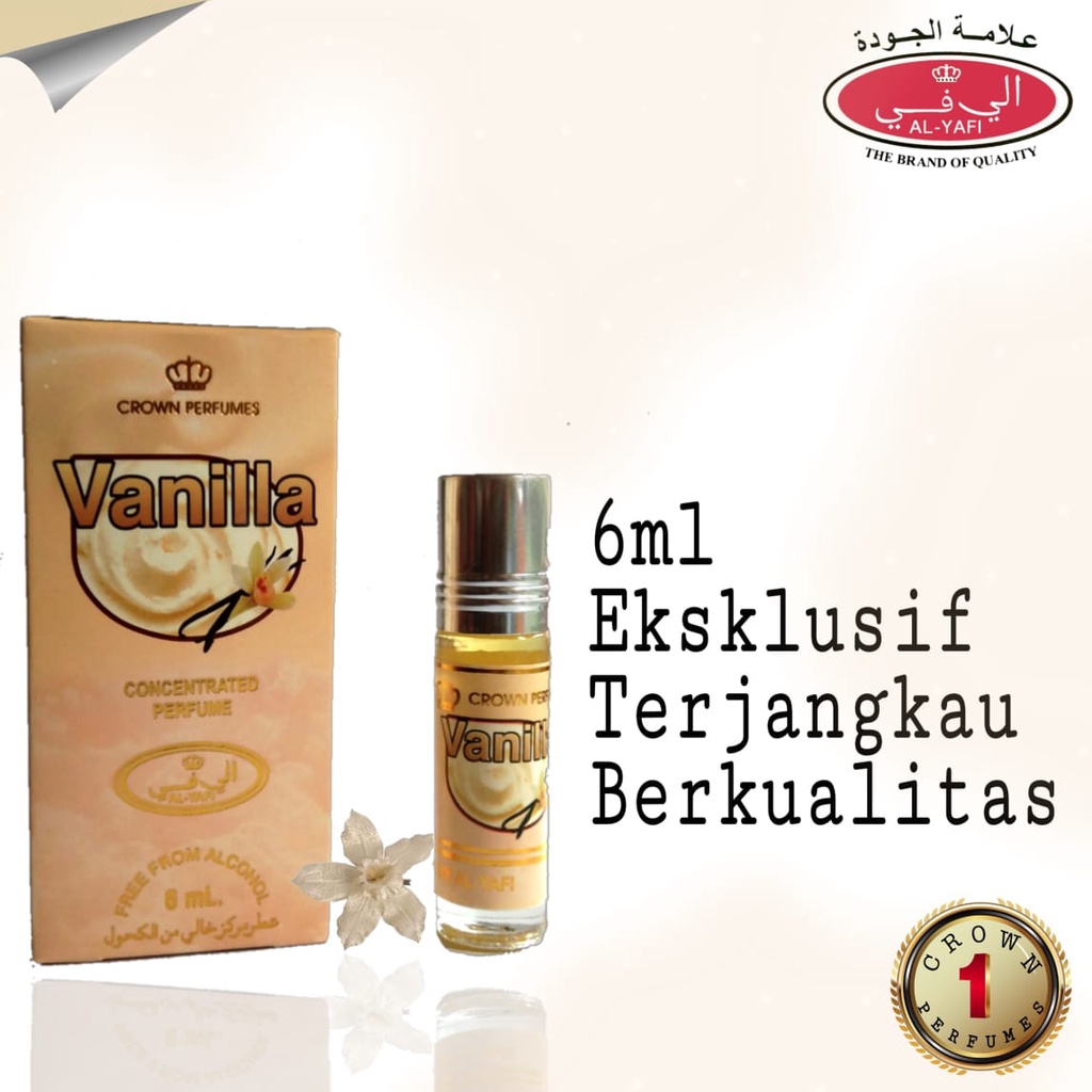 Parfum 6ml Minyak Wangi Roll Merek ALYAFI Varian Aroma